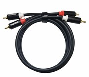 MOZOS Przewód kabel 2x RCA - 2x RCA chinch 1M MCABLE-2R2R Przewód kabel 2x RCA - 2x RCA chinch 1M MCABLE-2R2R MOZOS