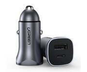 UGREEN Ładowarka samochodowa CD130 USB-A+PD 3.0 USB-C QC3.0 30W UGREEN