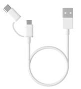 Xiaomi Mi 2-in-1 USB Cable (Micro USB to Type C) 30cm Xiaomi