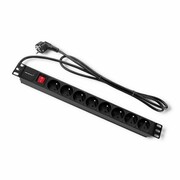 QOLTEC do szafy RACK 1U | 16A | PDU | 8xFRENCH | 2m 54471 do szafy RACK 1U | 16A | PDU | 8xFRENCH | 2m 54471 QOLTEC