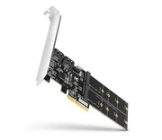 Axagon PCES-SA4M2 Kontroler PCIe 2x port SATA + 2x złącze M.2 Axagon