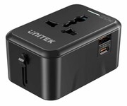 UNITEK Ładowarka podróżna EU/US/UK/AUS PD 20 W P1120ABK01 Ładowarka podróżna EU/US/UK/AUS PD 20 W P1120ABK01 UNITEK