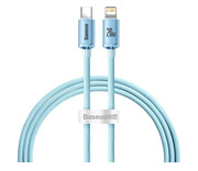 Baseus Kabel Lightning - USB-C Crystal Shine 20W 1.2m (niebieski) Baseus