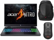 ACER Nitro 16 Ryzen 5-8645HS/16GB/512/Win11 RTX4050 180Hz + Plecak na laptopa Silver Monkey X Gaming Backpack 17,3