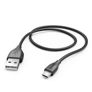 Hama KABEL USB-microUSB 1.4M HAMA czarny # Hama