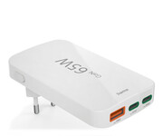 Hama ŁADOWARKA SKŁADANA GAN 65W 2X USB-C, 1X USB-A BIAŁA Hama