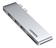 UGREEN USB - C - HDMI/2 x USB 3.0/ czytnik kart/ USB-C PD UGREEN