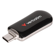 Verbatim Plectra USB-C Flash Drive Black 256GB Verbatim