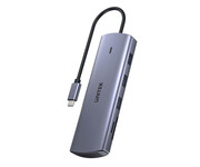 Unitek Hub 9w1 USB-C Ethernet HDMI VGA 3xUSB-A czytnik kart PD 100W Unitek