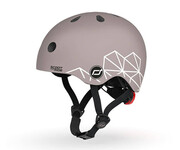 Scoot & Ride Kask Ochronny XXS-S dla dzieci 1-5 lat Brown Lines Scoot & Ride