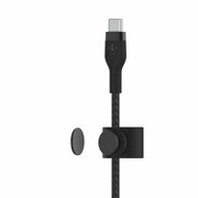 BELKIN USB-C - USB-C 2.0 Braided Silicone 3m Black CAB011BT3MBK USB-C - USB-C 2.0 Braided Silicone 3m Black CAB011BT3MBK BELKIN