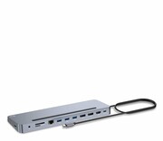i-tec USB-C - Metal Ergonomic 4K 3x Display Docking Station PD100W i-tec