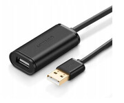 UGREEN Kabel przedłużający USB 2.0 US121 aktywny 20m czarny UGREEN