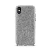 Puro Glitter Shine Cover do iPhone X Silver Puro