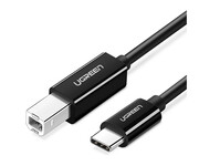UGREEN Kabel USB-C 2.0 do USB-B US241 do drukarki 1m czarny UGREEN