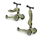 Scoot & Ride Highwaykick 1 Jeździk i hulajnoga 2w1 Olive Scoot & Ride