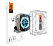 Spigen Szkło Hartowane Glas.TR EZ-FIT 2-pack do Apple Watch Ultra Spigen