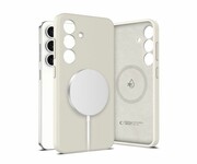 TECH-PROTECT Liquid Silicone Magsafe do Samsung Galaxy S25 Cosmic Latte 5906302322152 Liquid Silicone Magsafe do Samsung Galaxy S25 Cosmic Latte 5906302322152 TECH-PROTECT