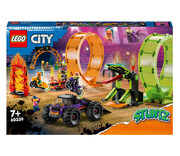 LEGO City 60339 Kaskaderska arena z dwoma pętlami