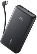 Anker Zolo Power Bank 20000mAh 22.5W Built-In USB-C Cable Black Anker