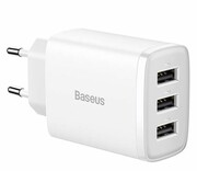 BASEUS Ładowarka sieciowa 3x USB-A 17W CCXJ020102 Ładowarka sieciowa 3x USB-A 17W CCXJ020102 BASEUS
