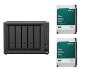 Synology DS1525+ (2x 12TB HDD HAT3310-12T) Synology