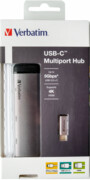 Verbatim USB-C - 2x USB 3.0, USB-C 3.1, HDMI 4K Verbatim