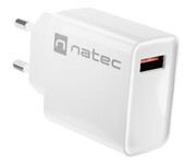 Natec RIBERA 1X USB-A 18W BIAŁA Natec