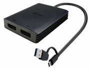 I-TEC Adapter Video USB-A/USB-C Dual 4K/60 Hz DisplayPort CADUAL4KDP Adapter Video USB-A/USB-C Dual 4K/60 Hz DisplayPort CADUAL4KDP I-TEC