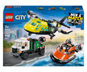 LEGO CITY 60505 Zestaw z samolotem, ciężarówką i poduszkowcem LEGO