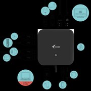 I-TEC USB-C Dual Display Dock 1x DP 1x HDMI PD 100W+ zasilacz 100W USB-C Dual Display Dock 1x DP 1x HDMI PD 100W zasilacz 100W I-TEC