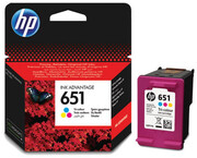 HP 651 CMY color 300str. HP