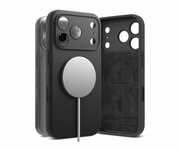 Ringke Silicone Magnetic Magsafe do Iphone 17 Pro Max Black 8800328810402 Silicone Magnetic Magsafe do Iphone 17 Pro Max Black 8800328810402