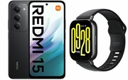 XIAOMI REDMI 15 8/256GB Midnight Black + Redmi Watch 5 Active Czarny REDMI 15 8/256GB Midnight Black Redmi Watch 5 Active Czarny XIAOMI