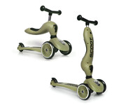 Scoot & Ride Highwaykick 1 Jeździk i hulajnoga 2w1 Olive Scoot & Ride