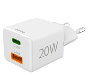 Hama Ładowarka sieciowa Mini 20W 1xUSB-C, 1xUSB-A Hama