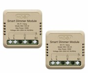 MOES Ściemniacz dopuszkowy podwójny Mini Wi-Fi TUYA Ściemniacz dopuszkowy podwójny Mini Wi-Fi TUYA MOES