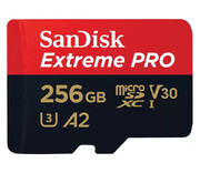 Sandisk 256GB microSDXC Extreme PRO 200MB/s A2 C10 V30 UHS-I U3 Sandisk