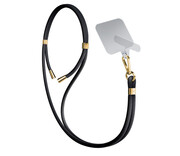 3mk Sznurek do Etui EasyClip Black (gold) 3mk