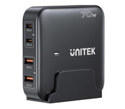 Unitek Ładowarka biurkowa GaN 70W 2x USB-A 2x USB-C Unitek