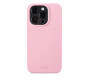 Holdit Silicone Case iPhone 15 Pro Pink Holdit