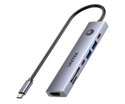 Unitek USB-C 3.0 + USB-A 3.0+HDMI2.0+SD/Micro SD 3.0+ PD 100W+Scree Unitek