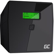 Green Cell UPS (1000VA/600W, 2xIEC, 2x Schuko, AVR, LCD) Green Cell