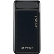 AWEI P6K 20000mAh czarny/black 2xUSB/Micro-USB AWEI
