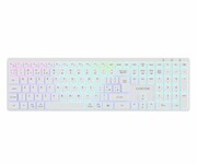 CANYON Klawiatura HKB-W11 UK/US RGB Dwa Tryby Bezprzewodowa Biała CNS-HBTK11W Klawiatura HKB-W11 UK/US RGB Dwa Tryby Bezprzewodowa Biała CNS-HBTK11W CANYON