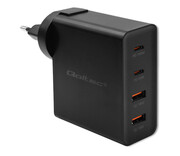 Qoltec Ładowarka GaN POWER PRO 2x USB-C/USB 130W Qoltec