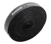 Baseus Colourful Circle Velcro Straps 3m (czarny) Baseus