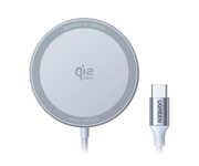 UGREEN Ładowarka indukcyjna MagFlow W753Qi2 25WUSB-C1.5m szara UGREEN