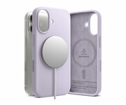 Ringke Silicone Magnetic Magsafe do Iphone 17 Light Purple 8800328811850 Silicone Magnetic Magsafe do Iphone 17 Light Purple 8800328811850