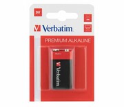 VERBATIM Premium Alkaline 9V R9 6LR61 49924 Premium Alkaline 9V R9 6LR61 49924 VERBATIM